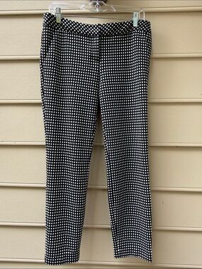 Express Columnist Black & White Pants, 6